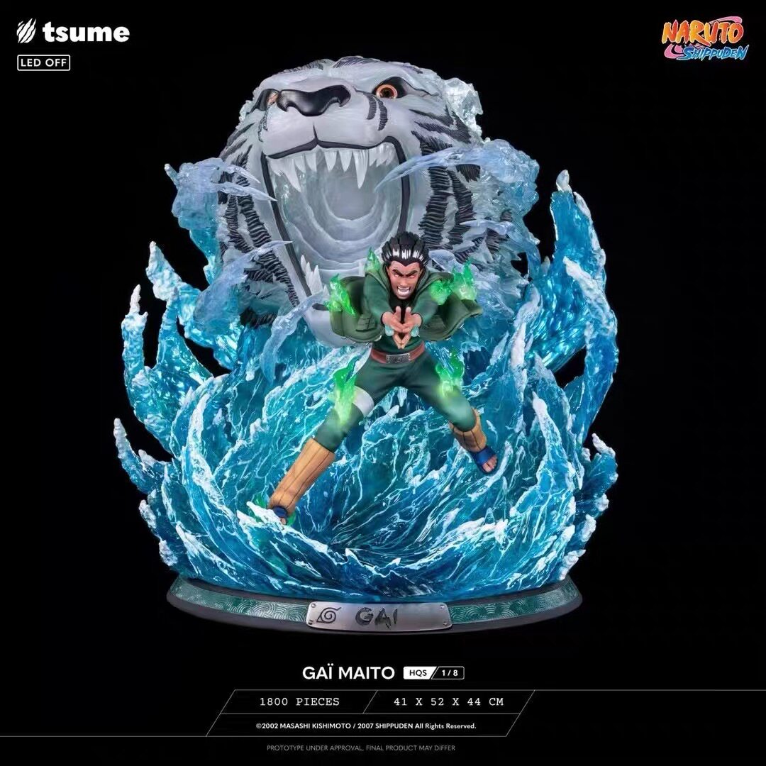瘾君子 Tsume HQS t社 火影忍者 正版授权 昼虎 凯皇 迈特凯 雕像