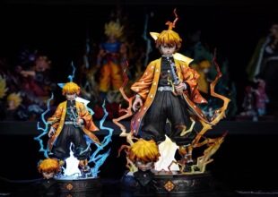 瘾君子 zayico 我妻善逸 鬼灭之刃 限量gk手办雕像模型玩具