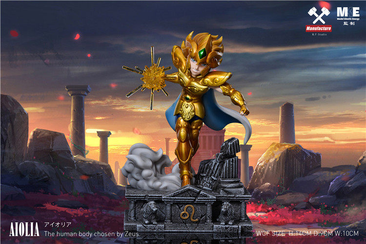 瘾君子 mf 黄金12宫共鸣 狮子座 艾欧里亚 圣斗士 手办gk 雕像