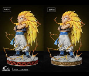 瘾君子 Clouds Cs 悟天克斯 超赛超三 七龙珠 模型雕像限量GK手办