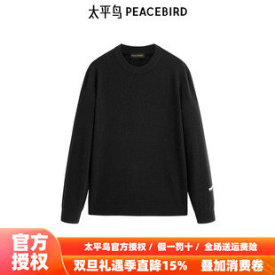 毛衣冬季 太平鸟男装 新款 山羊绒修身 B1EBE4B16 针织衫 商场同款