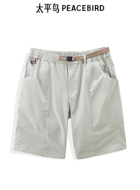 太平鸟男装 夏季新款潮流休闲中短裤B1GCE2C12