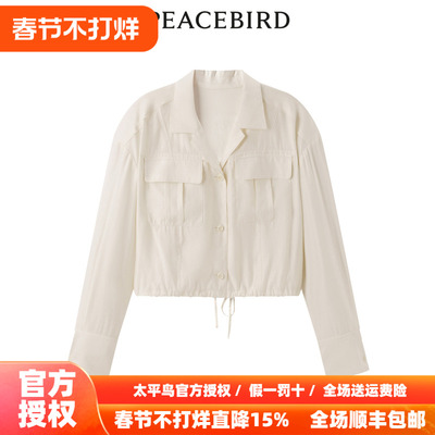 【商场同款】太平鸟女装年秋季新款通勤品质衬衫A1CAD3223