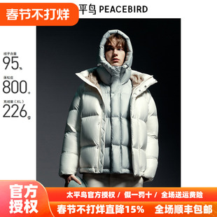 【商场同款】太平鸟男装 2025年冬季新款潮流连帽羽绒服B1ACE4446