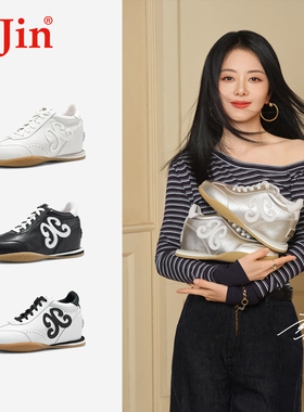 【谭松韵同款】iiJin艾今25秋新7.5cm薄底内增高德训鞋女321QNG
