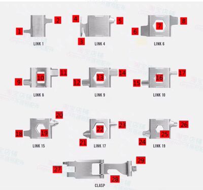 适配leatherman莱泽曼多功能工具手链随行者零配件连接扣转接头