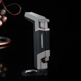 百诚便携式防风打火机 充气体焊枪直冲喷火枪金属打火机高温雪茄