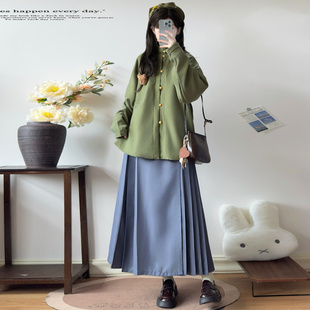 宴花辞原创【宛宛】汉服女明制立领加绒加厚弓袋袖马面裙日常通勤