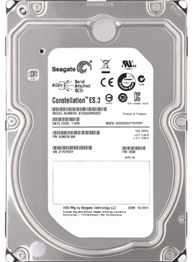 希捷ST3000NM0023 企业级服务器硬盘 3.5英寸 3T 7.2K SAS 3TB