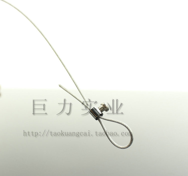 钢丝吊绳锁扣钢丝绳配件单螺丝固定扣可调节灯饰灯具物件吊线挂扣