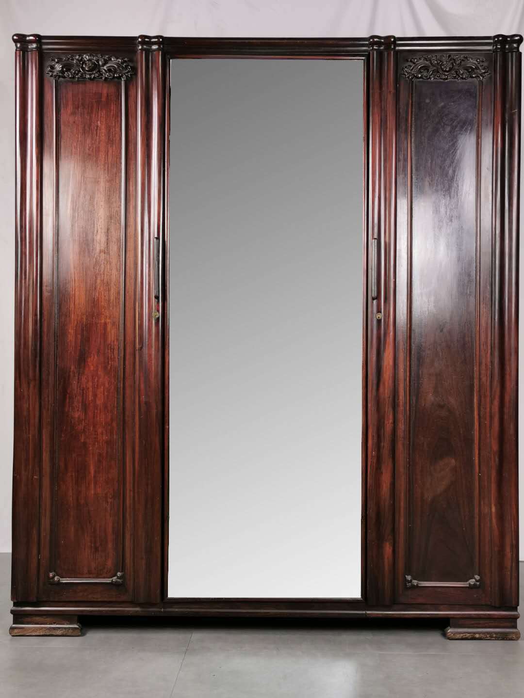 复兴民国老家具 老上海海派Art Deco风格老红木大衣柜