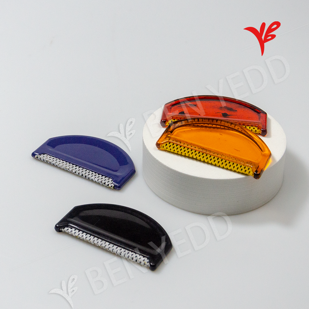 BEN YEDD 琥珀色羊毛梳羊毛刷毛球梳子去除毛球 散装