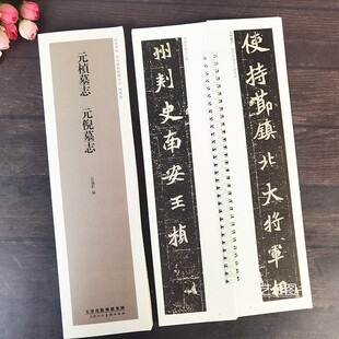 经典 倪墓志 碑帖近距离临摹练字卡魏碑卷繁体释文高清原碑帖魏碑楷书入门初学临摹字帖毛笔书法弘蕴轩编天津人民美术 桢墓志元 元