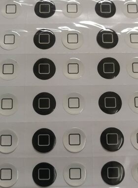 适用苹果按键贴iphone5s卡通手机
