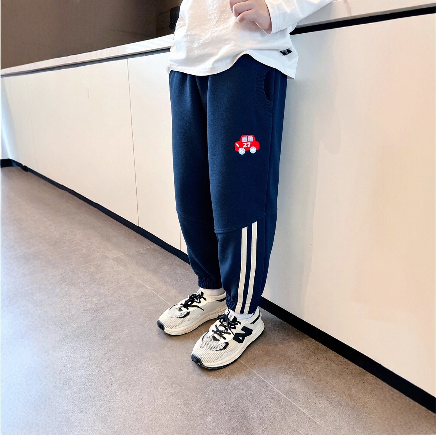 儿童品牌折扣清仓店男童运动裤 2026春装童装 男童裤子纯棉长裤潮