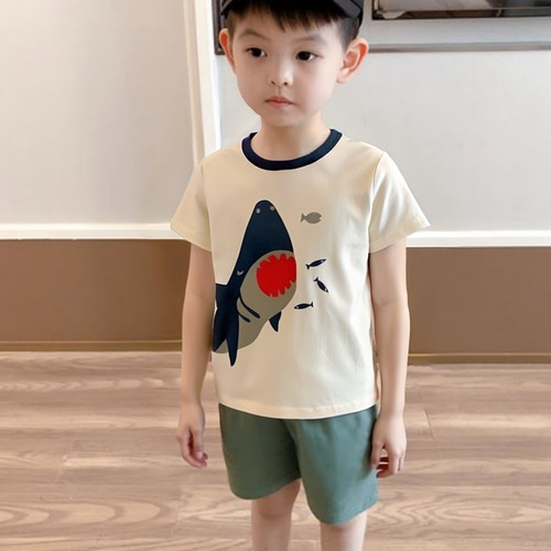 韩版童装短袖T恤夏季纯棉