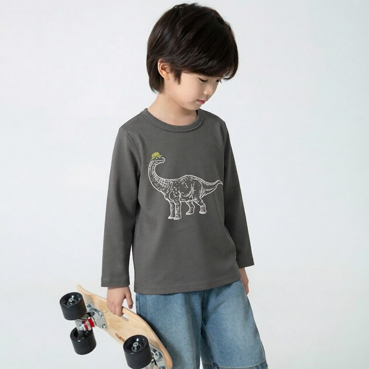 品牌秋季儿童纯棉长袖T恤打底衫