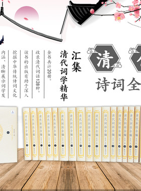 清代词话全编全20册精装