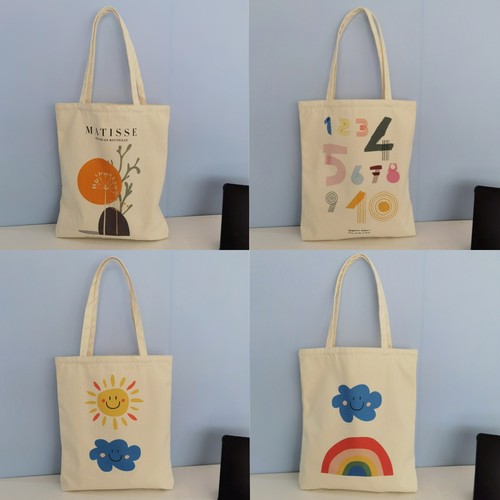 2025新款日系帆布包手提书包