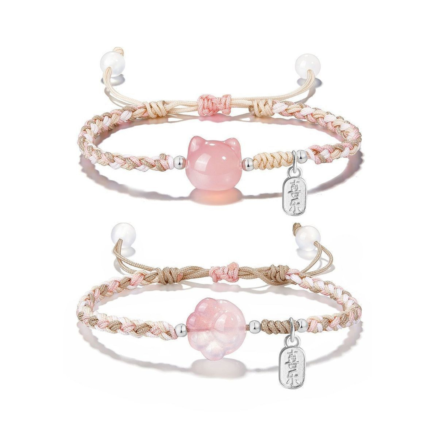 猫咪闺蜜猫爪手链平安礼物