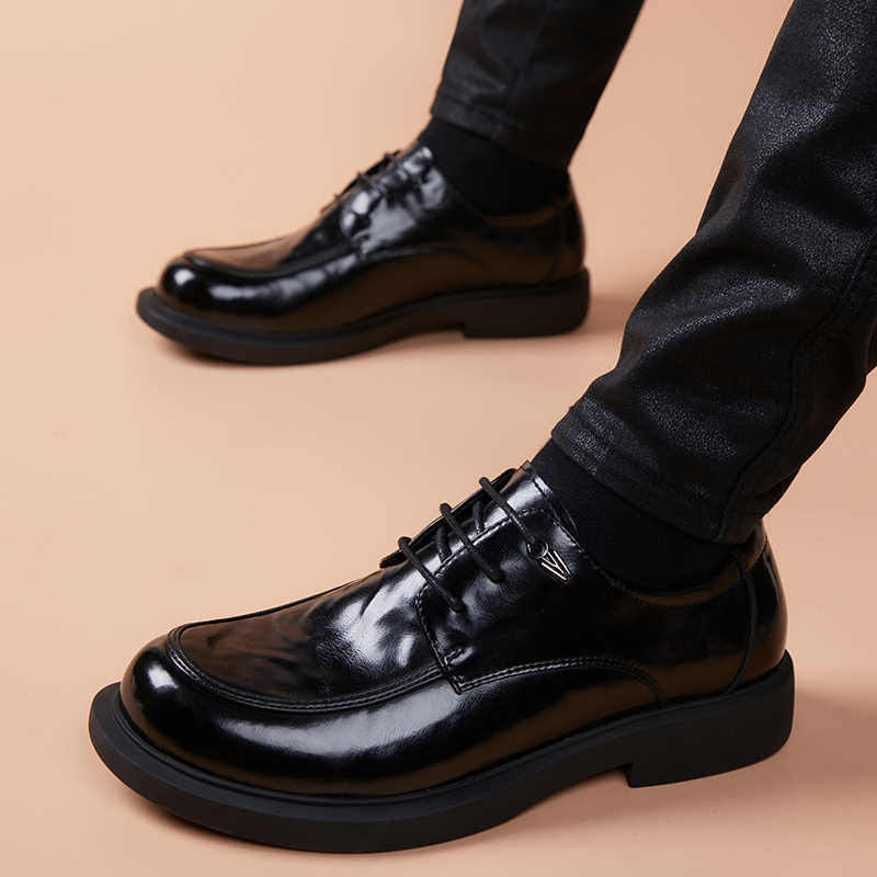 2025秋商务休闲皮鞋韩版潮流正装