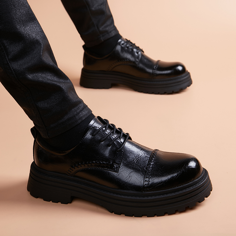 商务正装百搭休闲鞋韩版英伦婚鞋