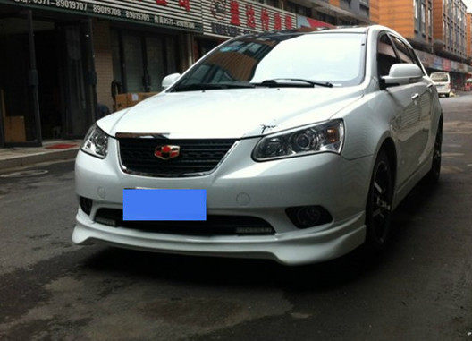 pp塑料09-12两厢帝豪小包围改装 帝豪ec7-rv前后唇侧裙大尾翼ec7