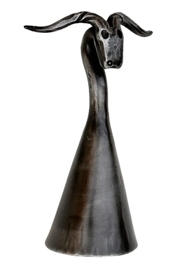 东际器物手工锻打动物头香薰蜡烛灭烛铃灭火罩铁匠复古摆件灭火器