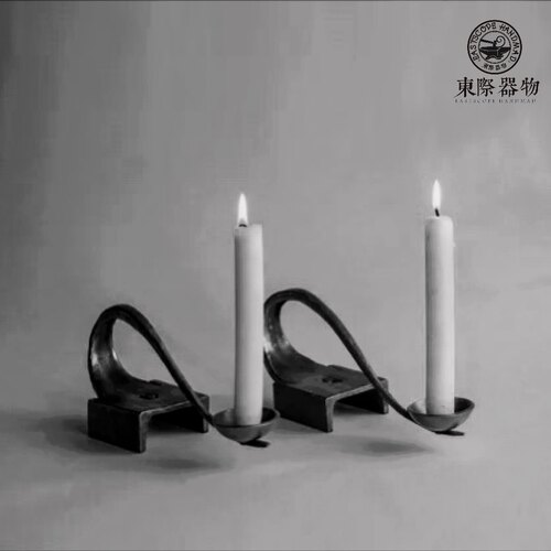 铸铁复古仿古铁灯台老铁灯老油灯老灯盏铁酥油灯台蜡台老挂灯烛台