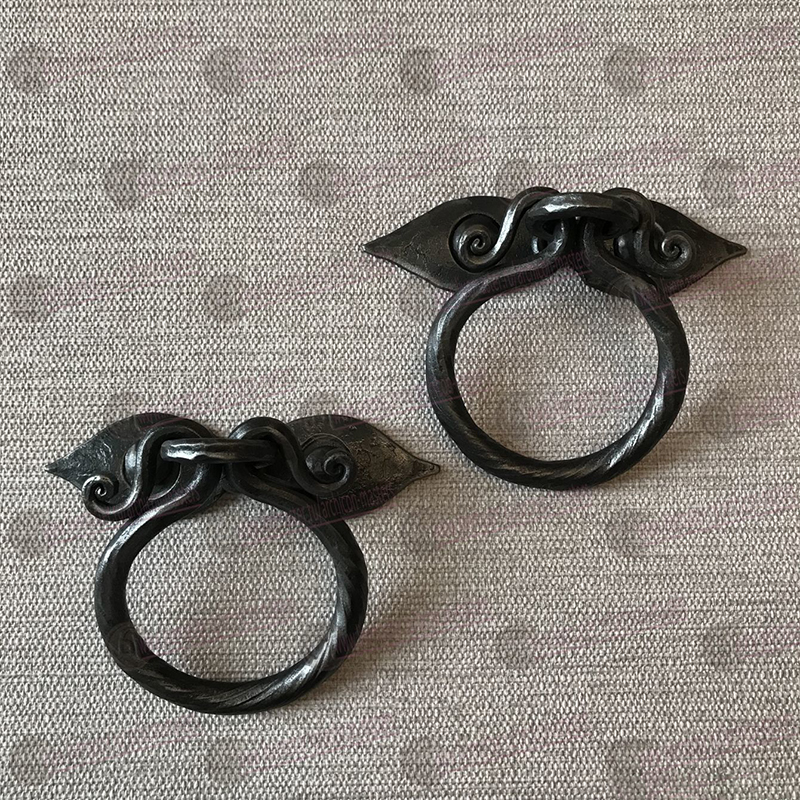 东际器物锻铁拉环老式门环敲门锁家居窗帘扣环侘寂风民宿装饰拉手