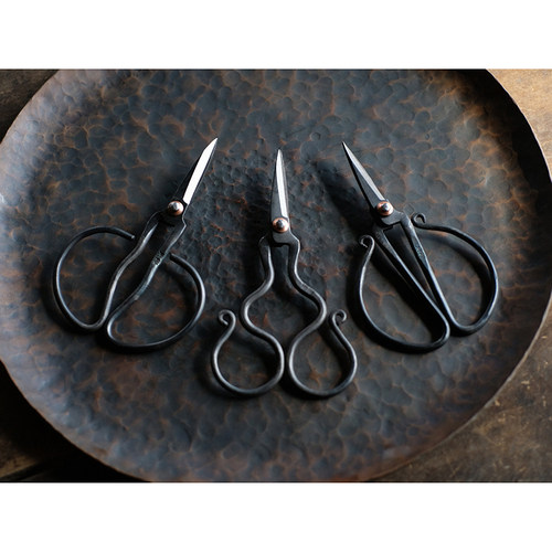 东际器物手工锻打铁制茶艺小剪刀中式茶配剪茶叶袋茶事剪茶用剪