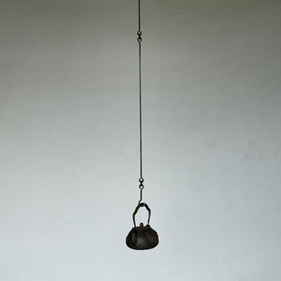 东际手作锻铁茶室自在钩围炉煮茶铁壶悬挂钩茶空间茶壶吊钩