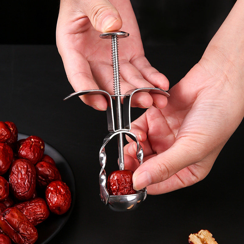 花篮针形大枣去核器家用去红枣芯工具304不锈钢小干枣果核取芯刀,厨房/烹饪用具,剥壳/去核器/开口器,淘宝优惠券,粉丝福利购,淘宝优惠卷