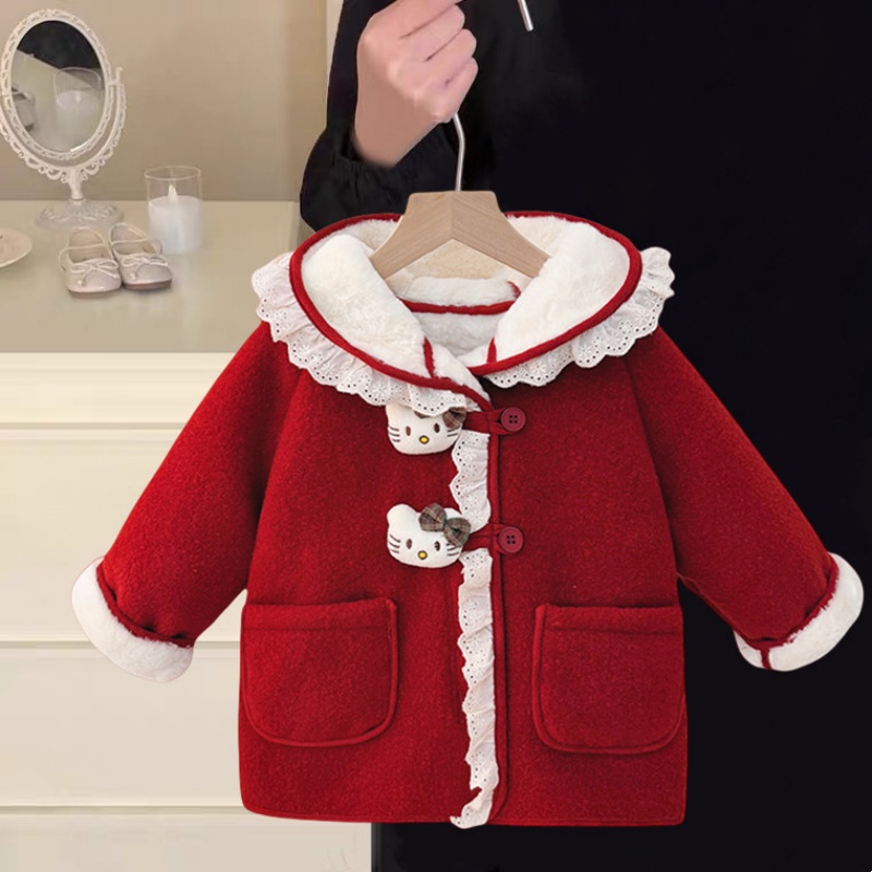 女童外套秋冬季2025新款上头