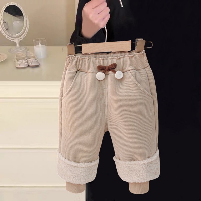 女童裤子冬装2025新款洋气婴儿加绒外穿长裤宝宝羊羔绒休闲裤冬季,童装/婴儿装/亲子装,裤子,淘宝优惠券,粉丝福利购,淘宝优惠卷