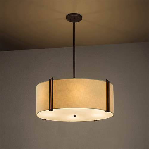 现代简约新中式客厅餐厅金属吊灯