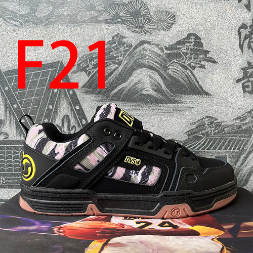 DVS低帮复古厚鞋舌运动休闲耐磨男女情侣透气校园学生面包滑板鞋