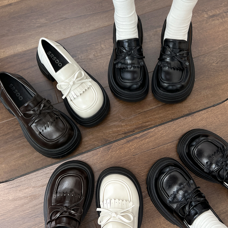 秋冬新款复古英伦风乐福鞋jk单鞋