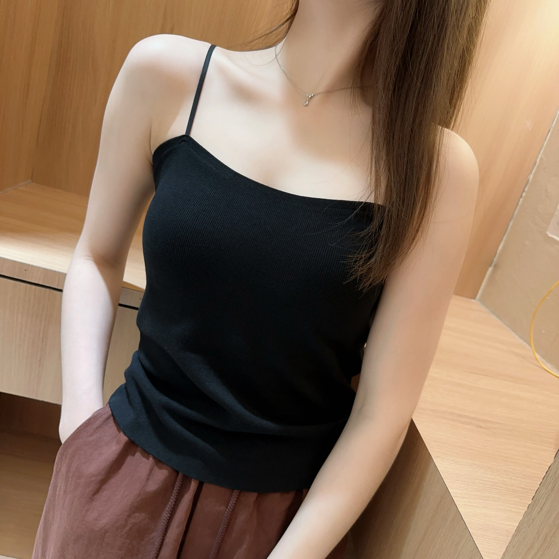 WUXIN吾馨抹胸吊带美背文胸一体背心内衣女裹胸防走光内搭51099