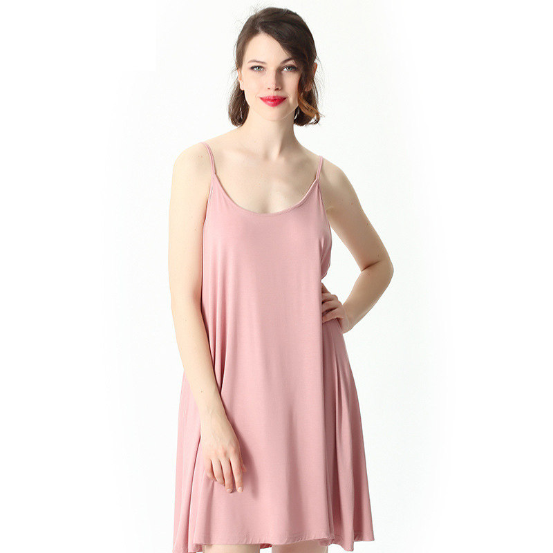 大码睡裙胖mm吊带遮肉宽松夏装睡衣莫代尔胖女孩舒服连衣裙200斤,女士内衣/男士内衣/家居服,睡裙,淘宝优惠券,粉丝福利购,淘宝优惠卷