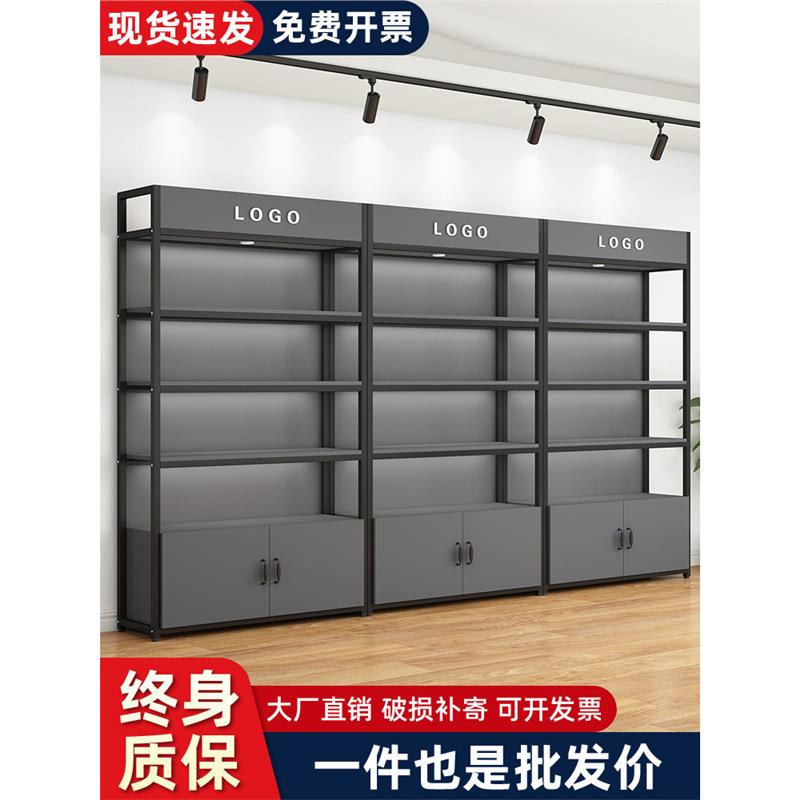 货架展示柜陈列化妆品置物架产品样品多层超市宠物文具便利店烟酒
