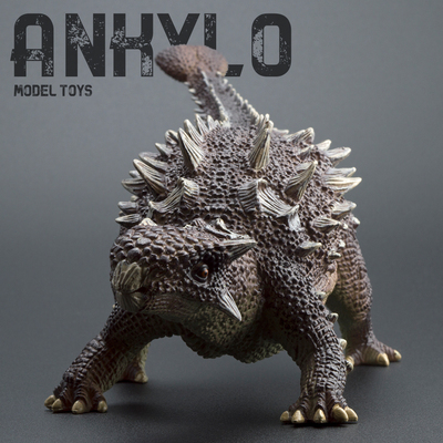 实心大号仿真甲龙恐龙模型玩具