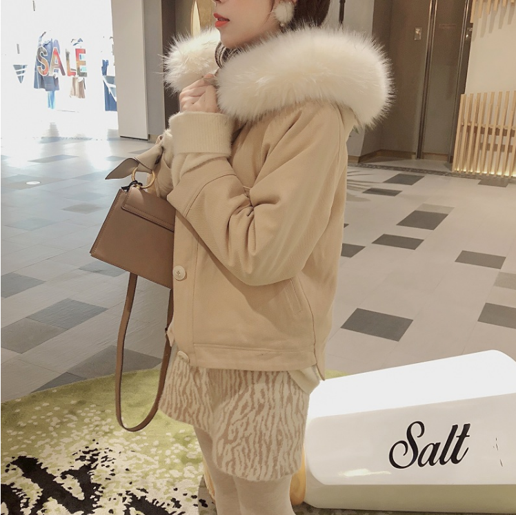 Tracystyle羊羔毛加绒外套