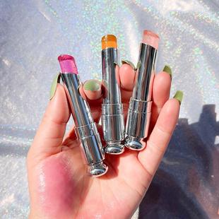 水晶变色口红女补水保湿滋润唇膏掉色沾杯不脱色平价学生唇彩