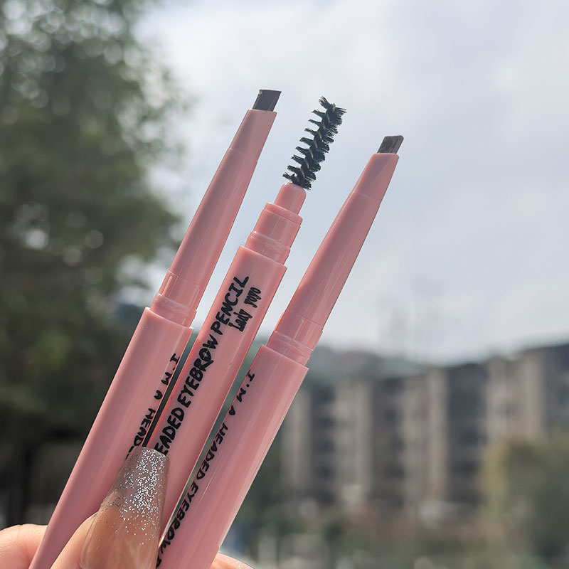 福利款 双头自动眉笔  不脱色防水防汗野生眉粉根根分明  好上手