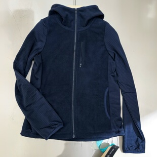 2025热特姆摇粒绒轻量连帽抓绒衣外套女户外运动休闲恒温保暖上衣