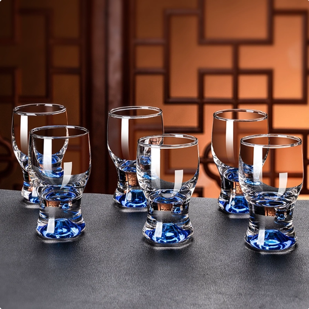 轻奢高档水晶玻璃一两白酒杯分酒器套装酒具家用饭店创意小酒盅