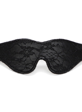 蕾丝眼罩遮光蒙眼用品面具黑色布休息睡觉护眼罩中国风紫色游戏