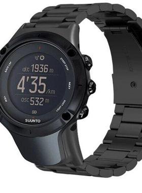 适用SUNNRO松拓拓野AMBIT2/3手表三珠钢带磁吸米兰网带金属链接器