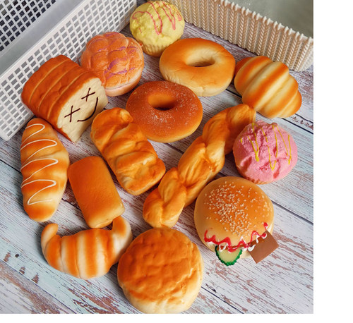 慢回弹仿真面包解压神器捏捏乐